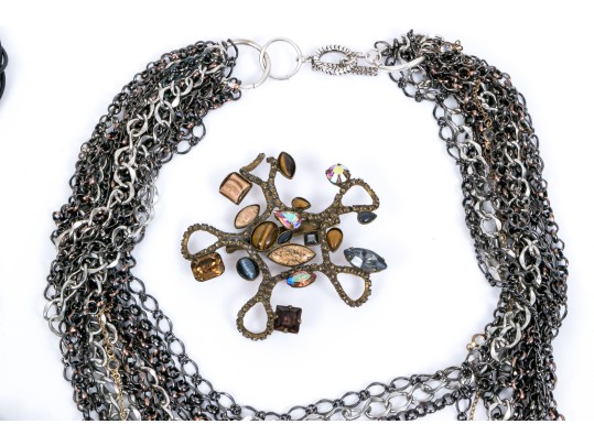 Assorted Lot Of Costume Jewelry Pieces