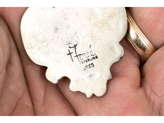 Three Pairs Of Sterling Pendant Clip Back Earrings