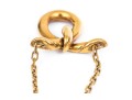 14k Yellow Gold Handsome Knot Necklace, With Chain