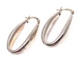 Sterling Silver Fabulous Contemporary Electroform Hoop Earrings