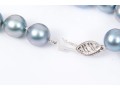 Striking 14K And Blue-grey Cultured Freshwater Pearl Strung Necklace