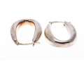 Sterling Silver Fabulous Contemporary Electroform Hoop Earrings
