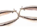 Sterling Silver Fabulous Contemporary Electroform Hoop Earrings