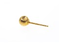 18k Yellow Gold Classic Gold Ball Stud Earrings