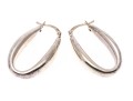 Sterling Silver Fabulous Contemporary Electroform Hoop Earrings