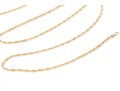 Classic 14K Twist Link Chain Necklace