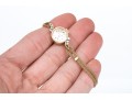 Omega Vintage Ultra Small Vintage 14k Yellow Gold And Diamond Mechanical Watch