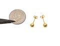 18k Yellow Gold Classic Gold Ball Stud Earrings
