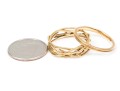 18K Tiffany & Co. And 14K Braided Rings, Sizes 6.25- & 6.5