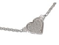 Charming 14K Diamond Heart Pendant Necklace