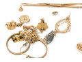 Collection Of 14K Scrap Gold And Fashon Jewelry