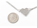 Charming 14K Diamond Heart Pendant Necklace