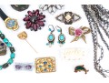 Assorted Lot Of Costume Jewelry Pieces