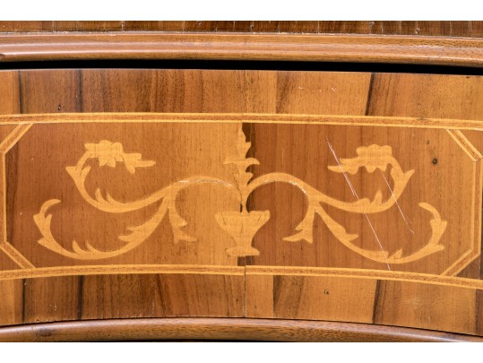 Louis XVI Style Marquetry Women's Secretary Writing Desk