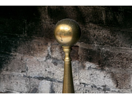 Vintage Brass Fireplace Set