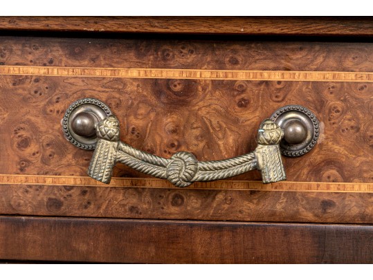 Antique French Marbletop Marble And Bronze Hutch $6,000 Retail