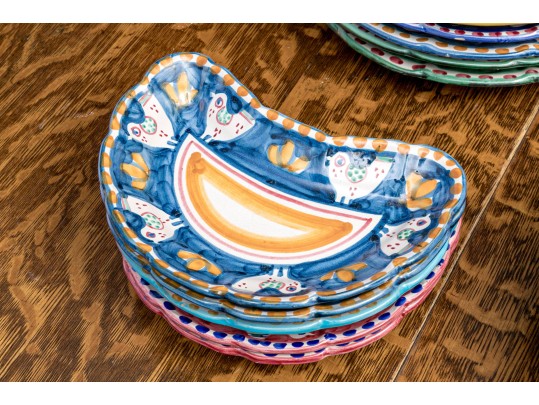 Solimene Hand Painted Italian  Plates