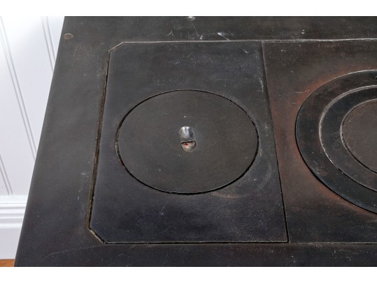 Antique Tile And Polished Steel Stove, Probably French Original Retail $2,240