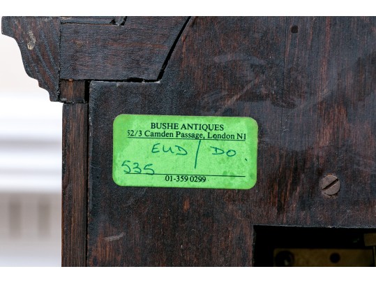 Vintage English Made Diminutive Oak Cased Grandmother Clock