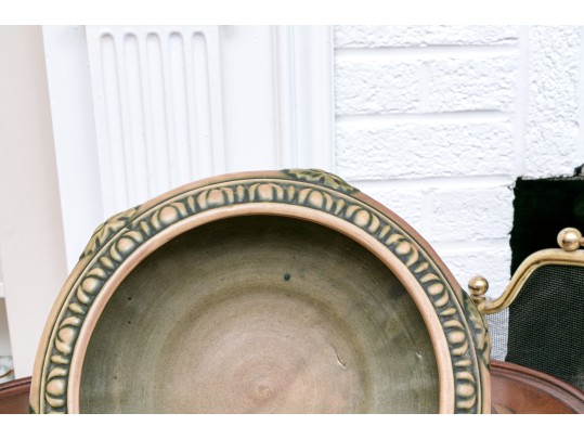Roseville Style Florentine Pottery Bowl