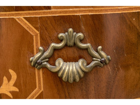 Louis XVI Style Marquetry Women's Secretary Writing Desk