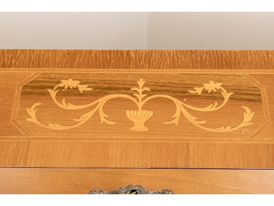 Louis XVI Style Marquetry Women's Secretary Writing Desk