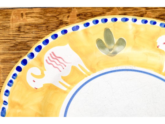 Solimene Hand Painted Italian  Plates