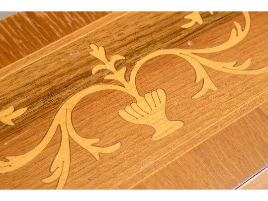 Louis XVI Style Marquetry Women's Secretary Writing Desk