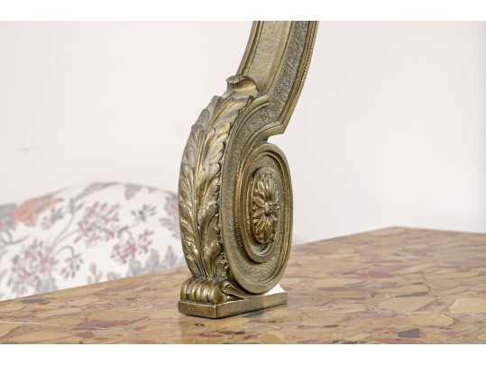 Antique French Marbletop Marble And Bronze Hutch $6,000 Retail