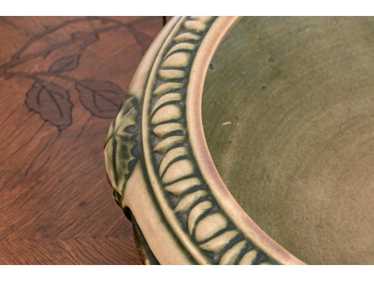 Roseville Style Florentine Pottery Bowl