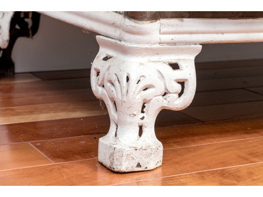 Antique Tile And Polished Steel Stove, Probably French Original Retail $2,240