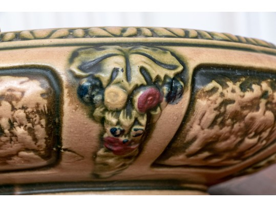 Roseville Style Florentine Pottery Bowl