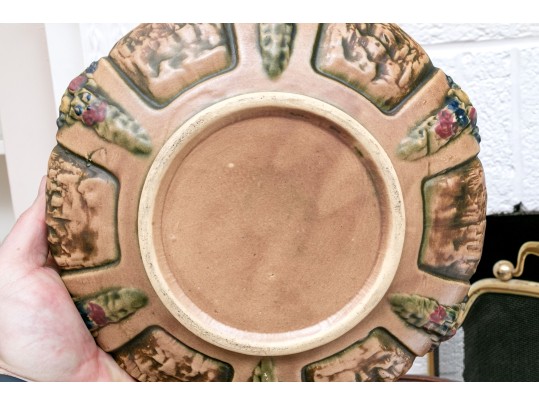 Roseville Style Florentine Pottery Bowl