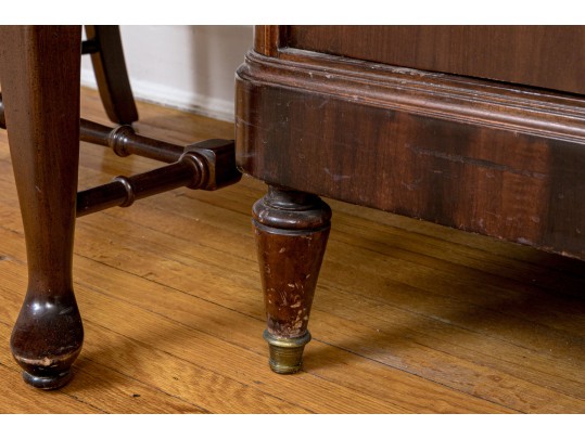 Antique French Marbletop Marble And Bronze Hutch $6,000 Retail
