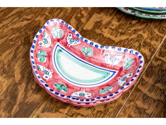 Solimene Hand Painted Italian  Plates
