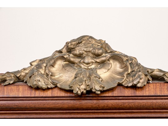 Antique French Marbletop Marble And Bronze Hutch $6,000 Retail