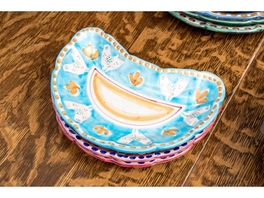 Solimene Hand Painted Italian  Plates