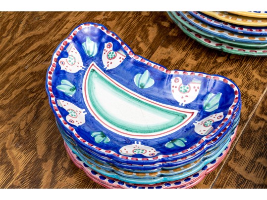 Solimene Hand Painted Italian  Plates