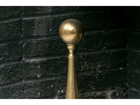 Vintage Brass Fireplace Set