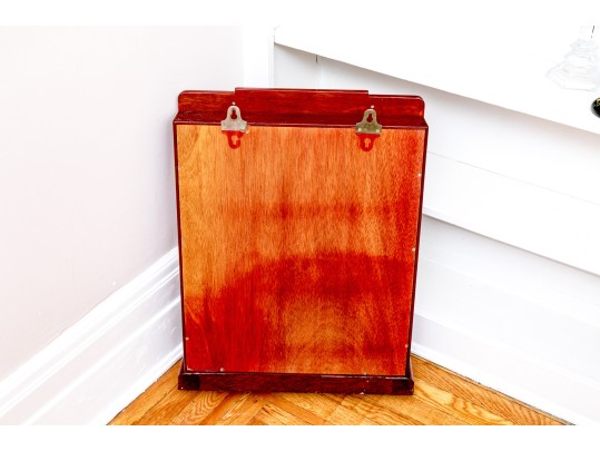 Chinese Wooden Wall Vitrine