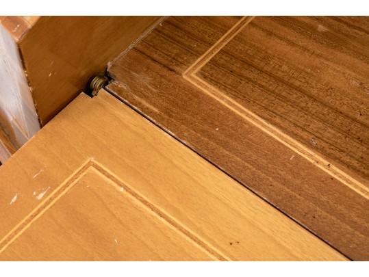 Louis XVI Style Marquetry Women's Secretary Writing Desk