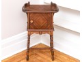 Antique Cigar Copper Lined Humidor Stand