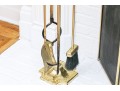 Vintage Brass Fireplace Set