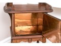 Antique Cigar Copper Lined Humidor Stand