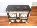 Antique Tile And Polished Steel Stove, Probably French Original Retail $2,240