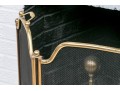 Vintage Brass Fireplace Set
