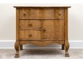 Vintage Tiger Oak Washstand 