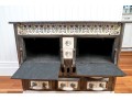 Antique Tile And Polished Steel Stove, Probably French Original Retail $2,240