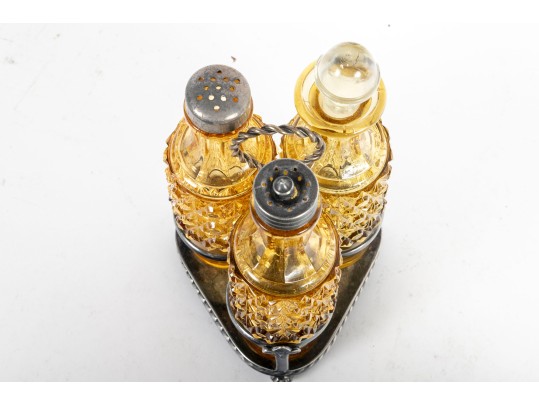 Colorful Depression Glass Cruets