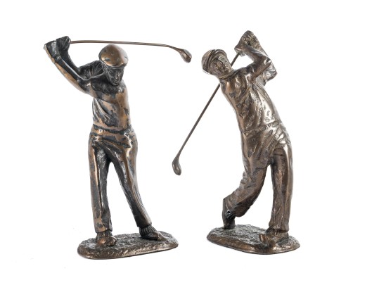 Decorative Crafts Inc. Bronze Golf Figures